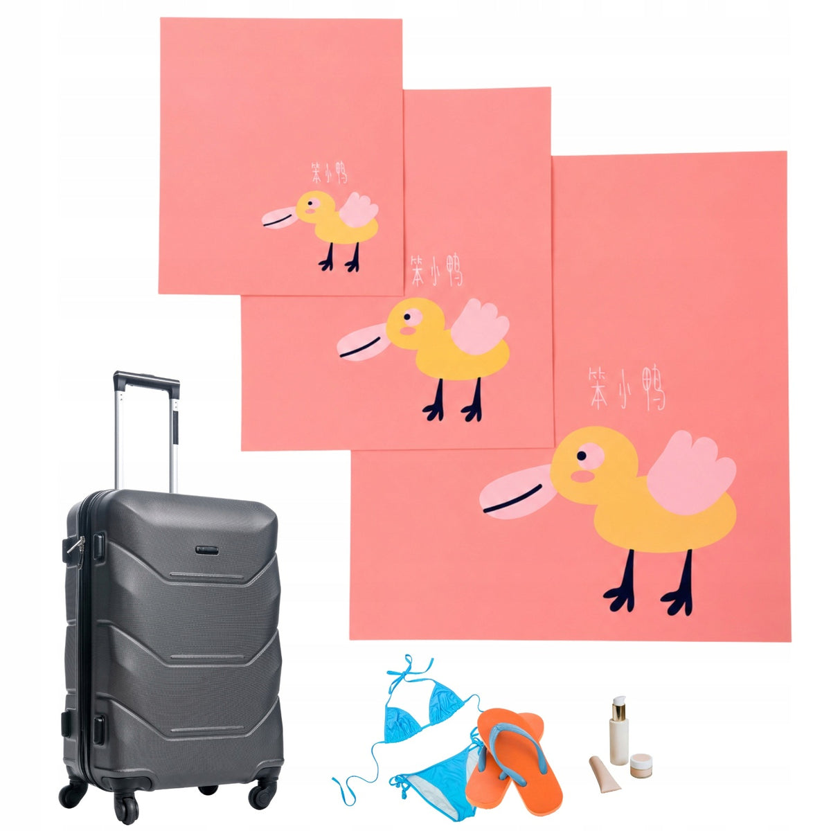 Waterproof Diaper Bags Luggage Clothes Organizers For Suitcase Set 3R