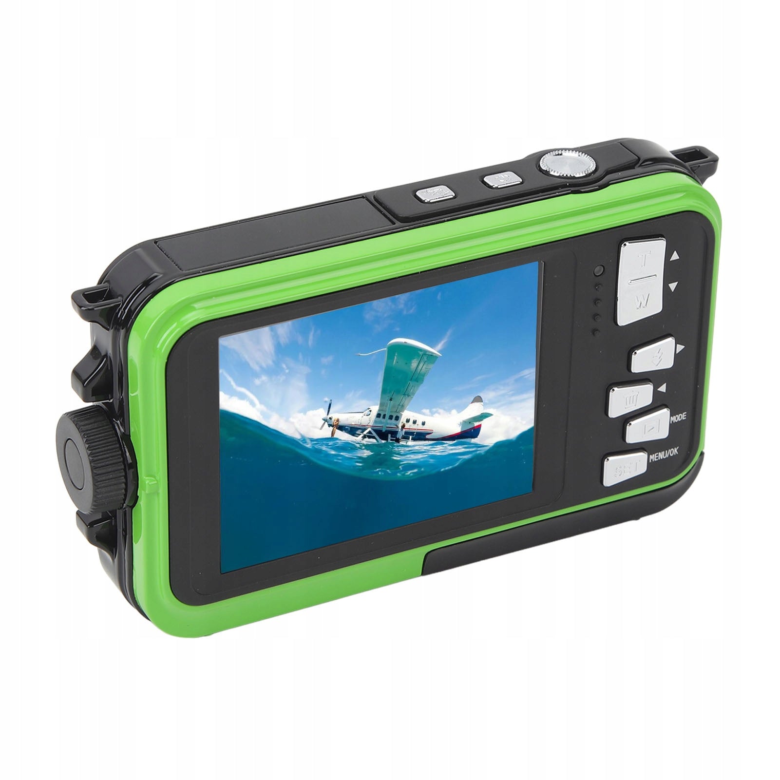 Waterproof Digital Camera 48MP 2.7K HD 16X Digital Zoom Dual 3Y