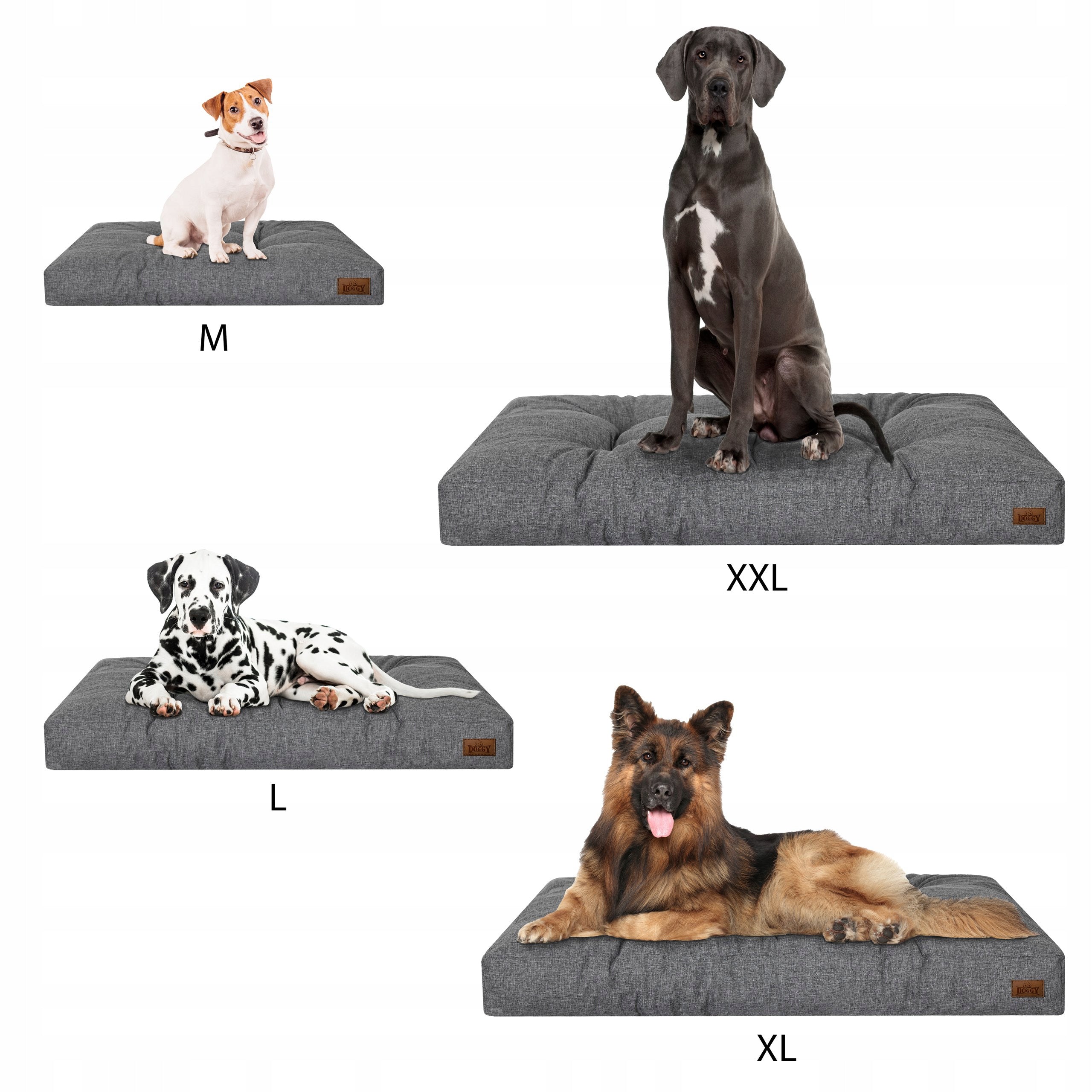 Waterproof Dog Mattress - Bedding for the largest dogs XXL 130x100 cm Trade name XXL MATERAC GRAND LIGHT GRAFITOWY