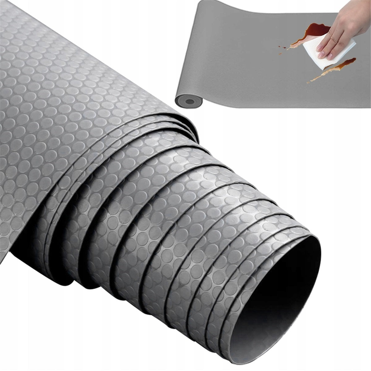 Waterproof EVA mat for kitchen easy to cut in gray