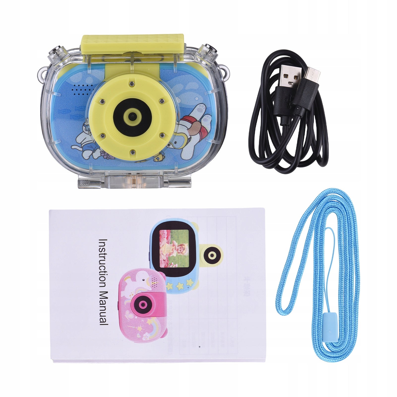 Waterproof Kids Camera Underwater Camera 2-inch Screen 1080p IC