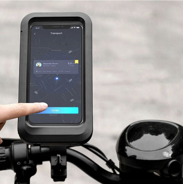 Waterproof Motorcycle Bicycle Phone Holder Scooter Adjustable Brand Anytech