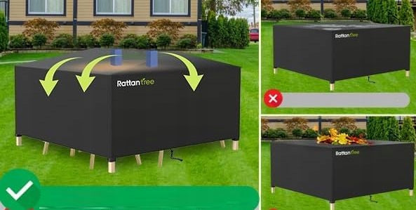 Waterproof Outdoor Furniture Cover 170X94X70 420D OXFORD FEN Manufacturer code FEN