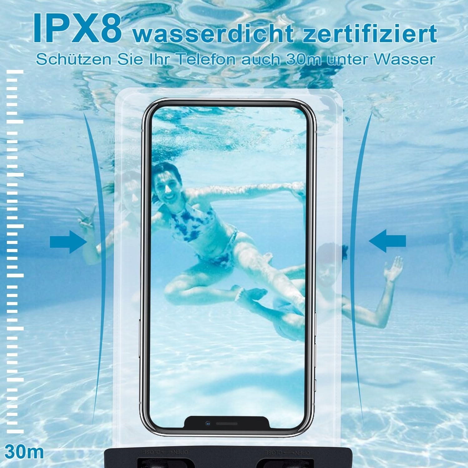 Waterproof Phone Case Universal Documents Large 7″ for Beaches Kayak Brand Airone