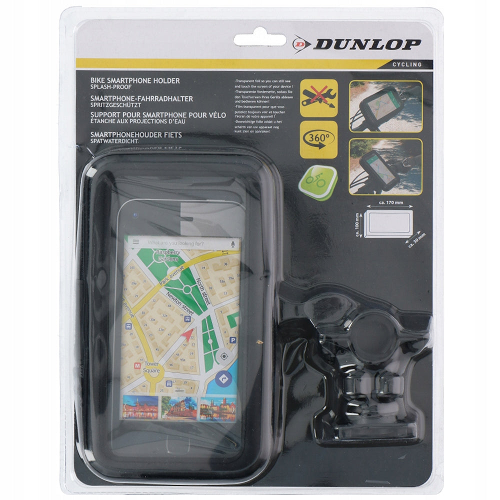 Waterproof Phone Cover BICYCLE HANDLEBAR HOLDER DUNLOP Product weight with unit packaging 0.15 kg