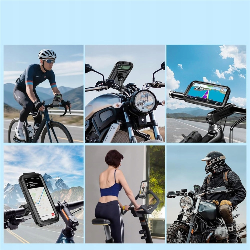 Waterproof Phone Holder for Bikes and Motorcycles, 360° Rotating Brand no brand