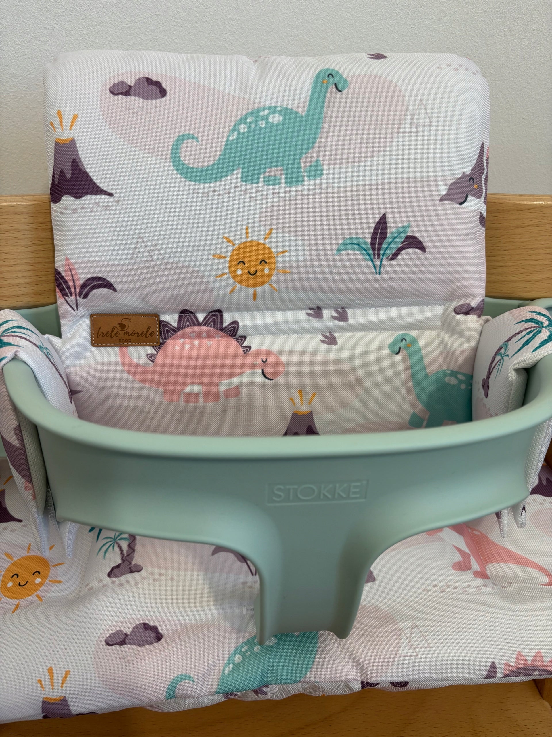 Waterproof Pillows for Stokke Tripp Trapp 2in1 Dinosaur Mint