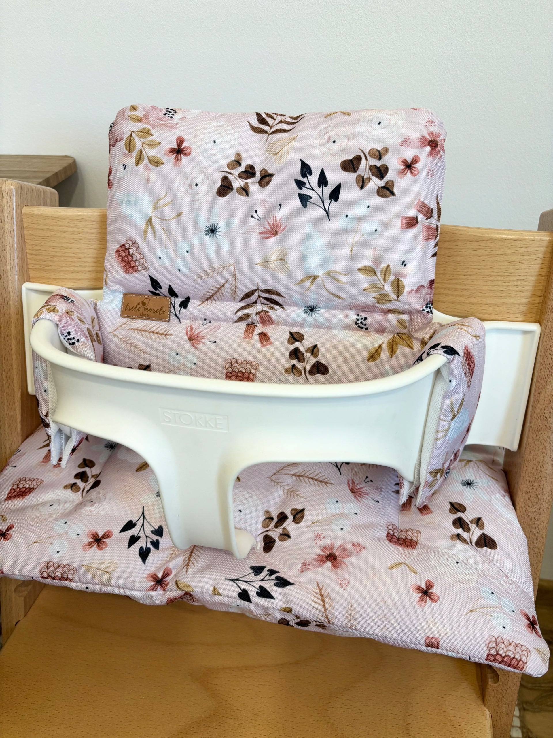 Waterproof Pillows for Stokke Tripp Trapp 2in1 Small Rose Flowers Packaging status original