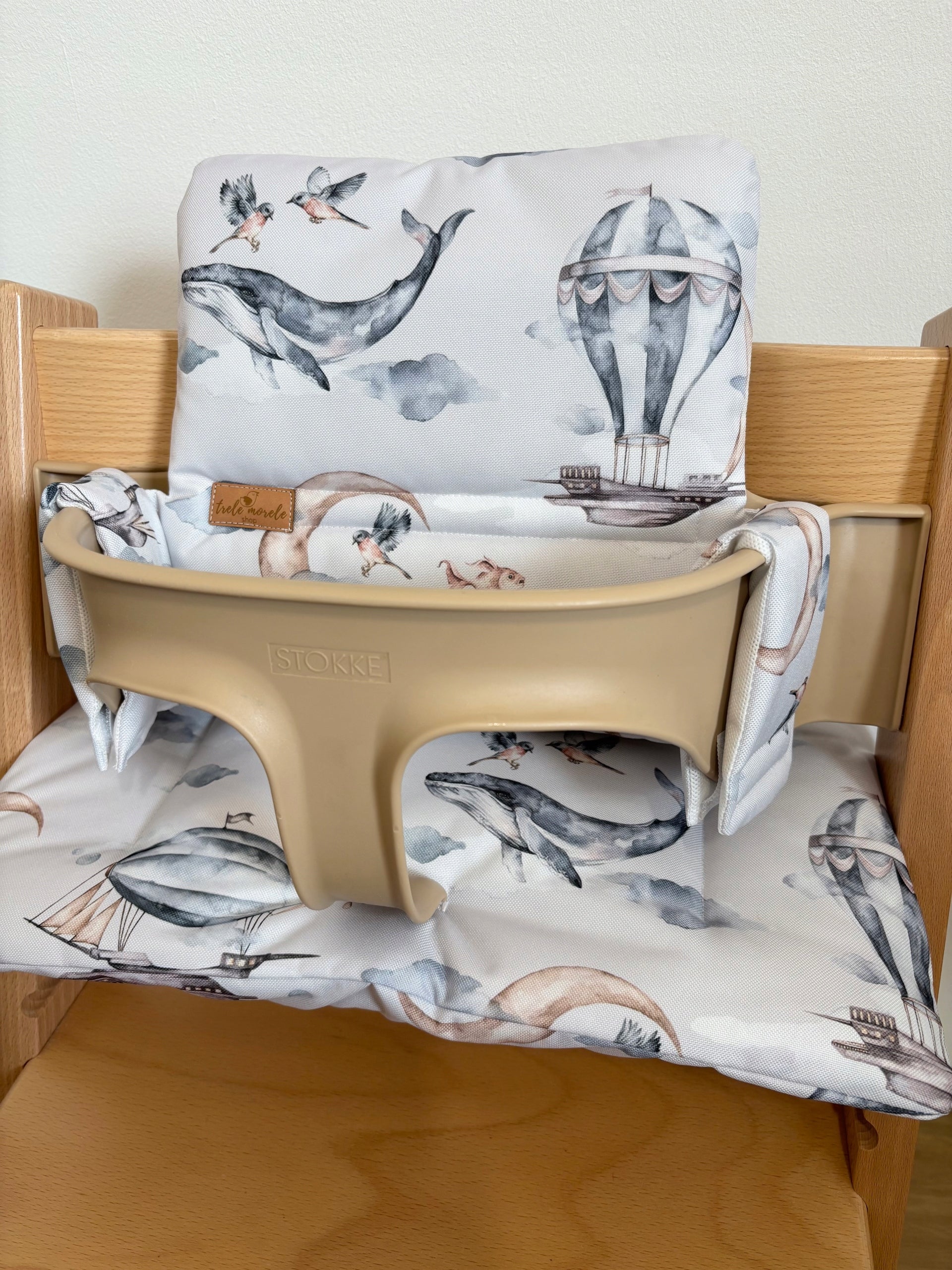 Waterproof Pillows for Stokke Tripp Trapp 2in1 Whales Balloons Brand no brand