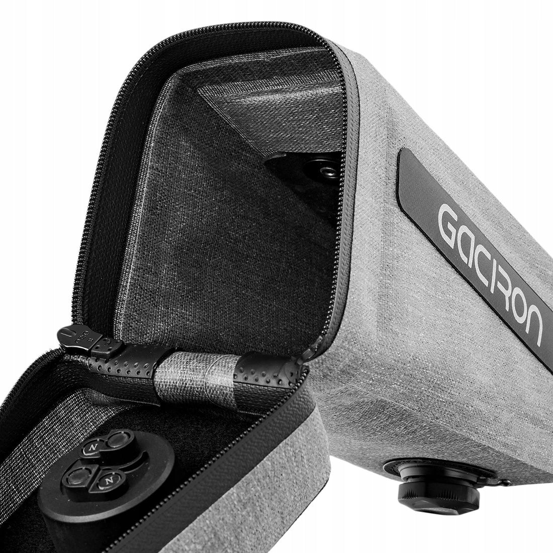 Waterproof Pouch Bicycle Saddle Bag 1.4L + REAR BICYCLE LIGHT Color black