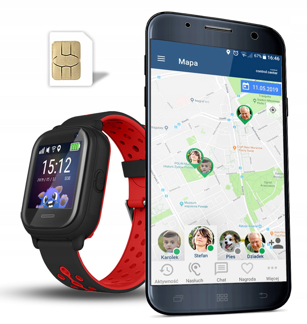 Waterproof Smartwatch for Children CALMEAN NEMO 2 EAN (GTIN) 5906395271313