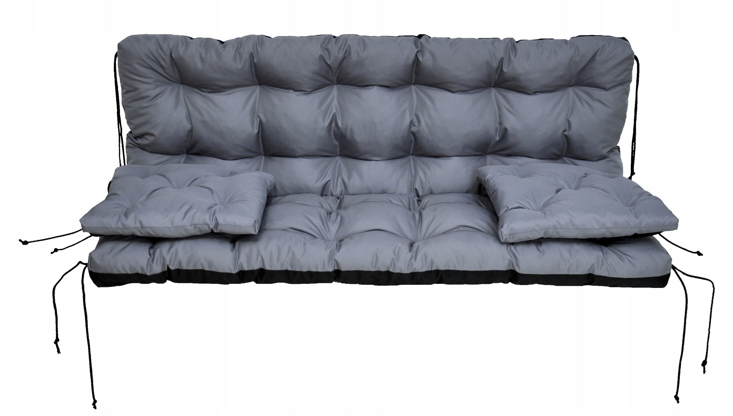 Waterproof Swing Cushion for Garden Bench 150 cm + Cushions 40x40 Manufacturer no brand