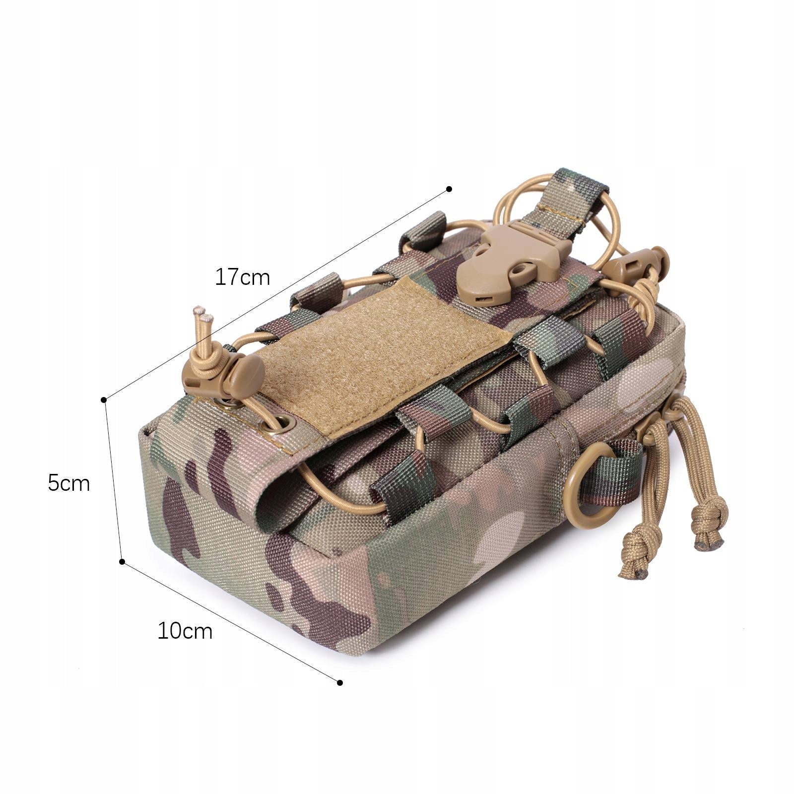 Waterproof Tacticals bag with Shoulder Strap Pouch Organizer Waist Green Model Wodoodporna kieszeń na telefon komórkowy na