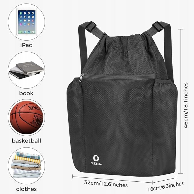 Waterproof Travel Bag with Ribbing Ultra Lightweight Nylon Backpack Brand EdiBazzar