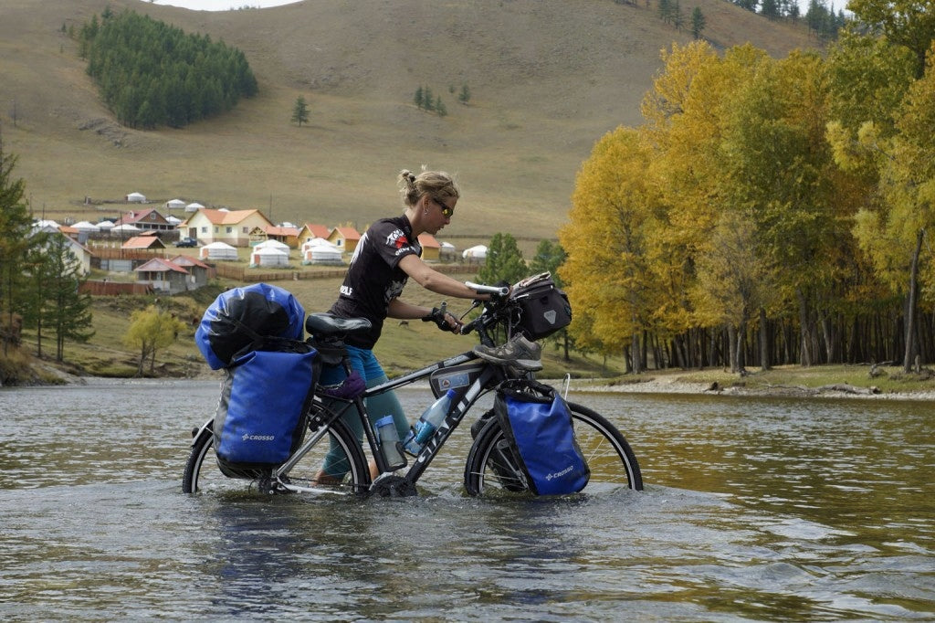Waterproof bag Crosso Dry Bag / Green, 40 l Color orange