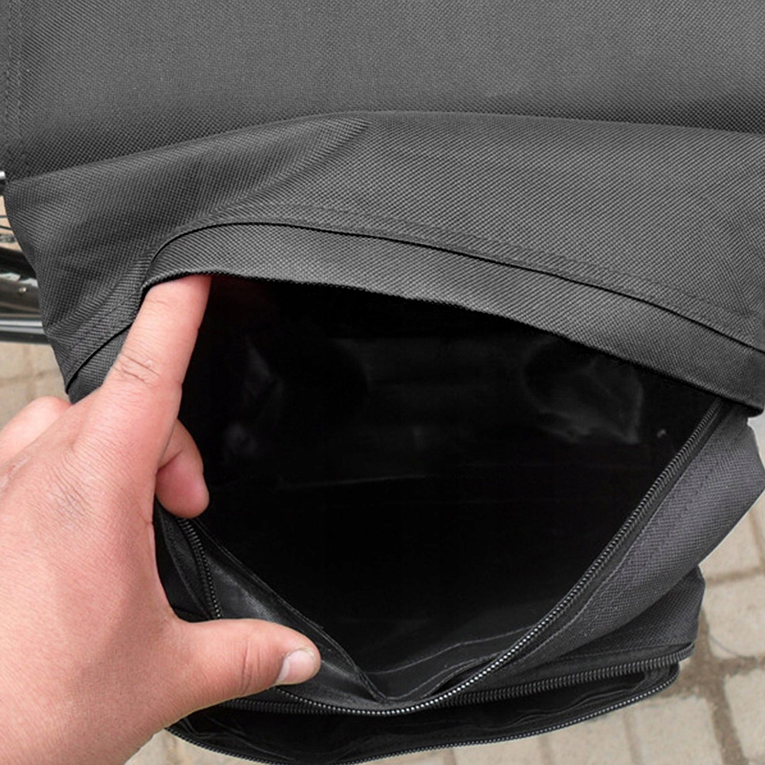 Waterproof bicycle bag large 8 pockets for pannier rack 18L Brand Strado