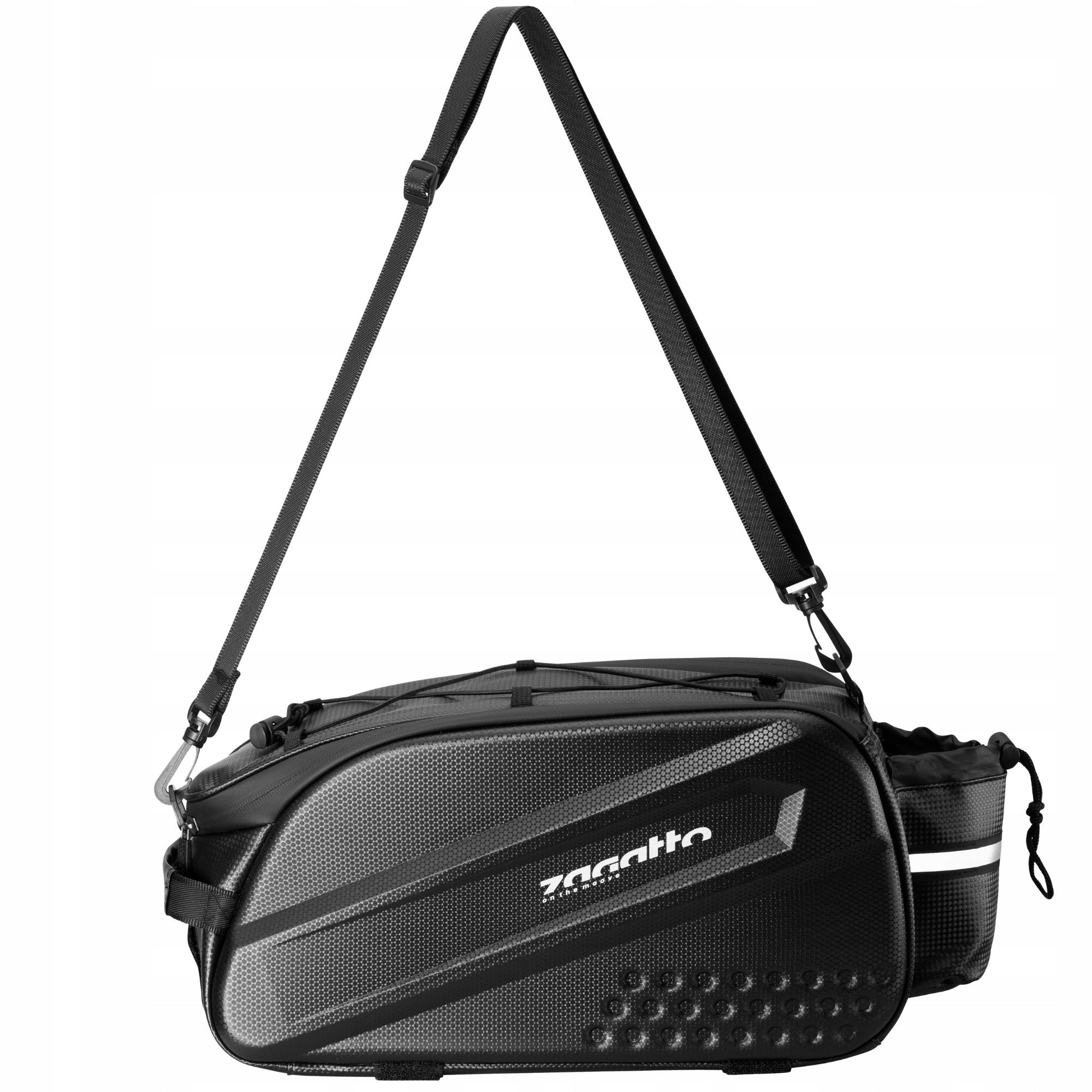 Waterproof bicycle pouch for rack bicycle bag rigid arm ZAGATTO Capacity 12 l