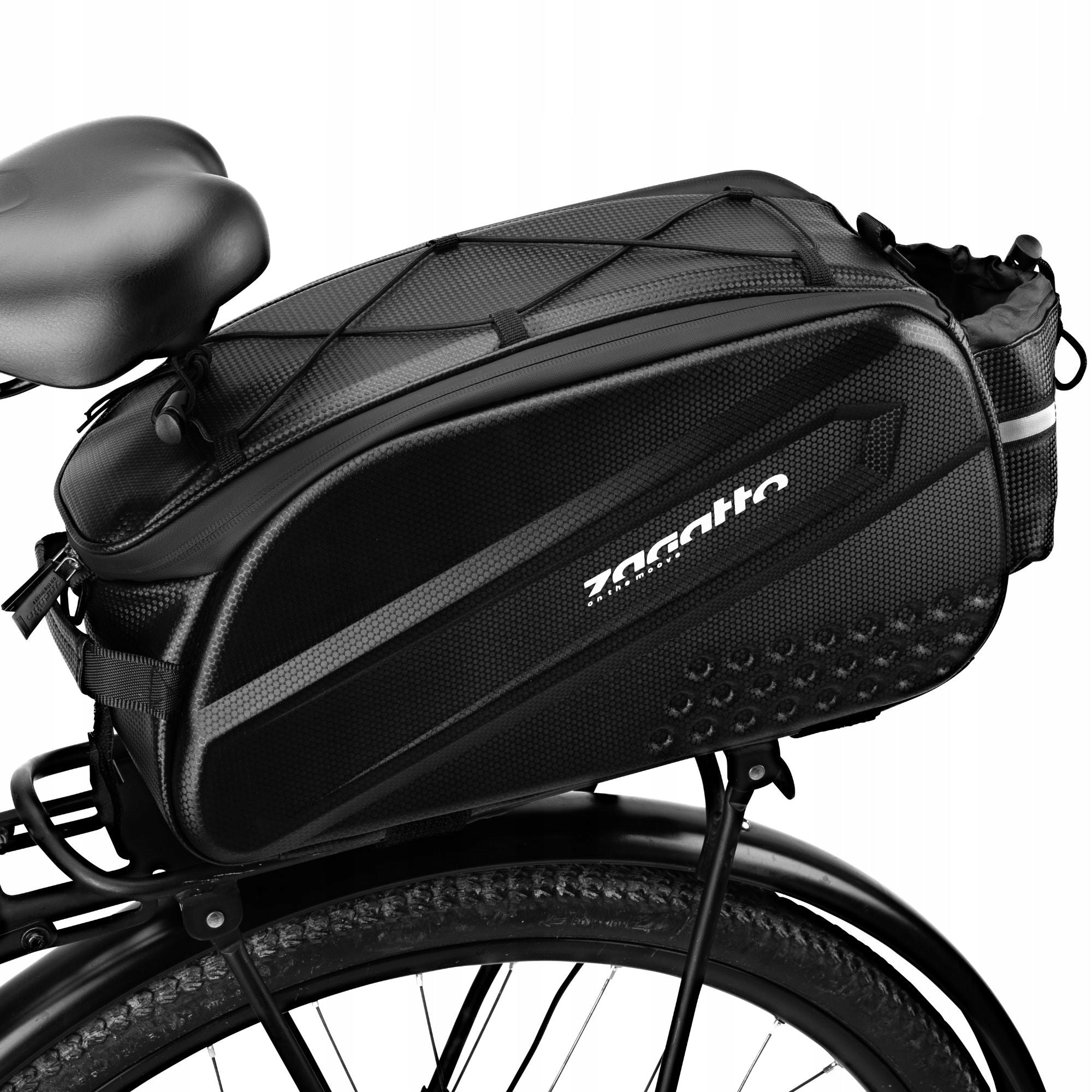 Waterproof bicycle pouch for rack bicycle bag rigid arm ZAGATTO