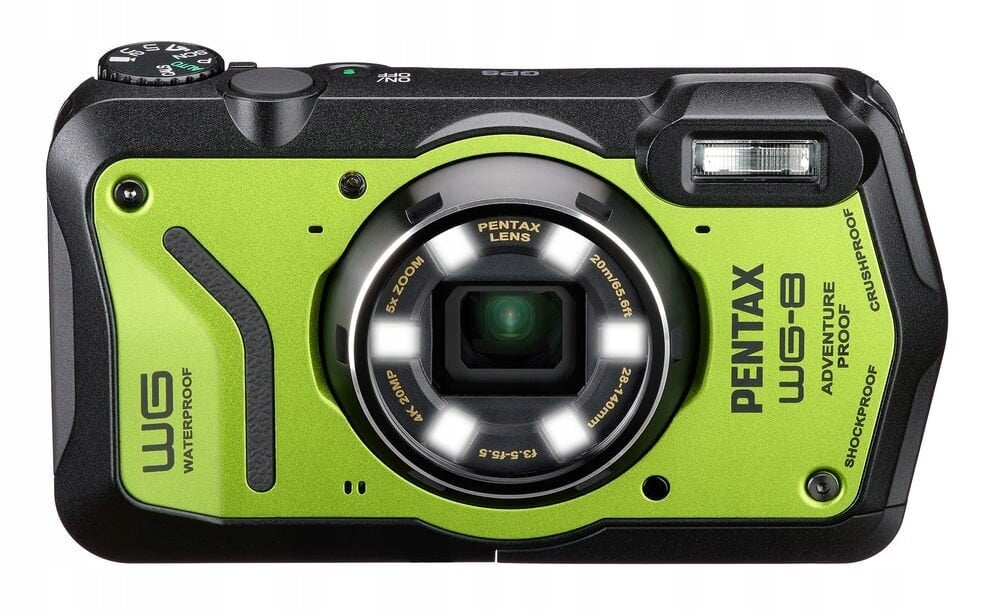 Waterproof camera Pentax WG-8 GPS green Brand Pentax