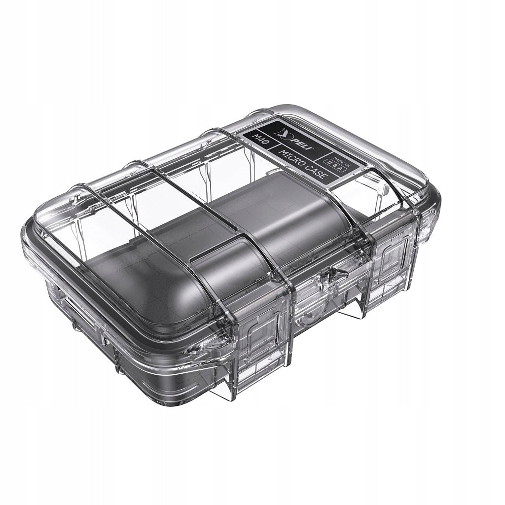 Waterproof case for phone and documents Peli Microcase M40 IP67 Color transparent