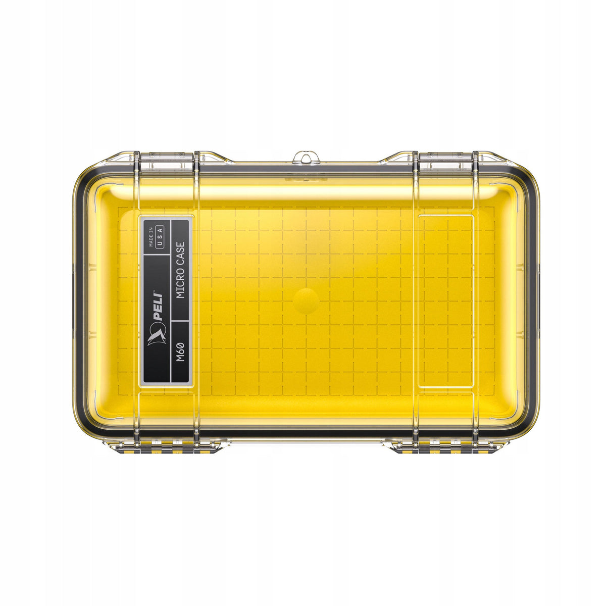 Waterproof case for phone and documents Peli Microcase M60 IP67 yellow