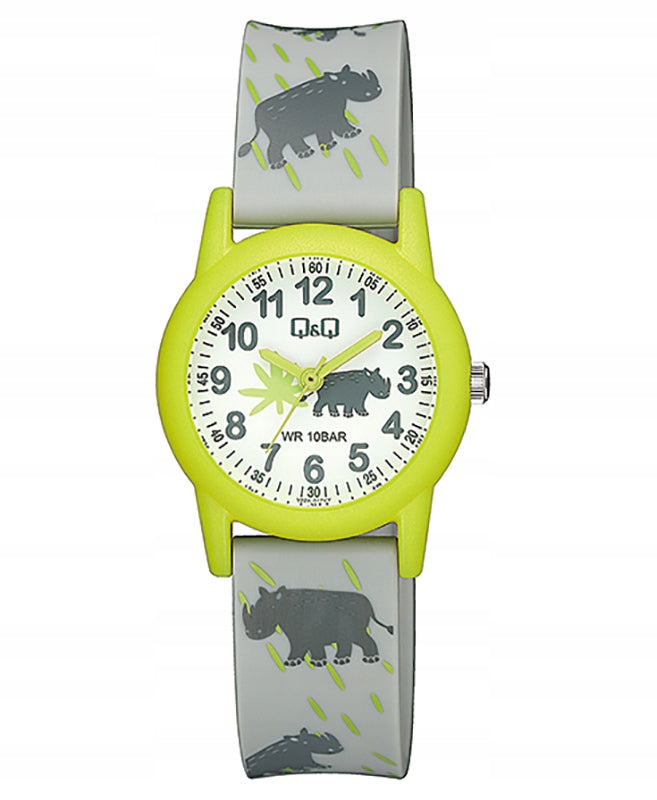Waterproof children's watch on strap Q&Q clear readable with numbers WR100