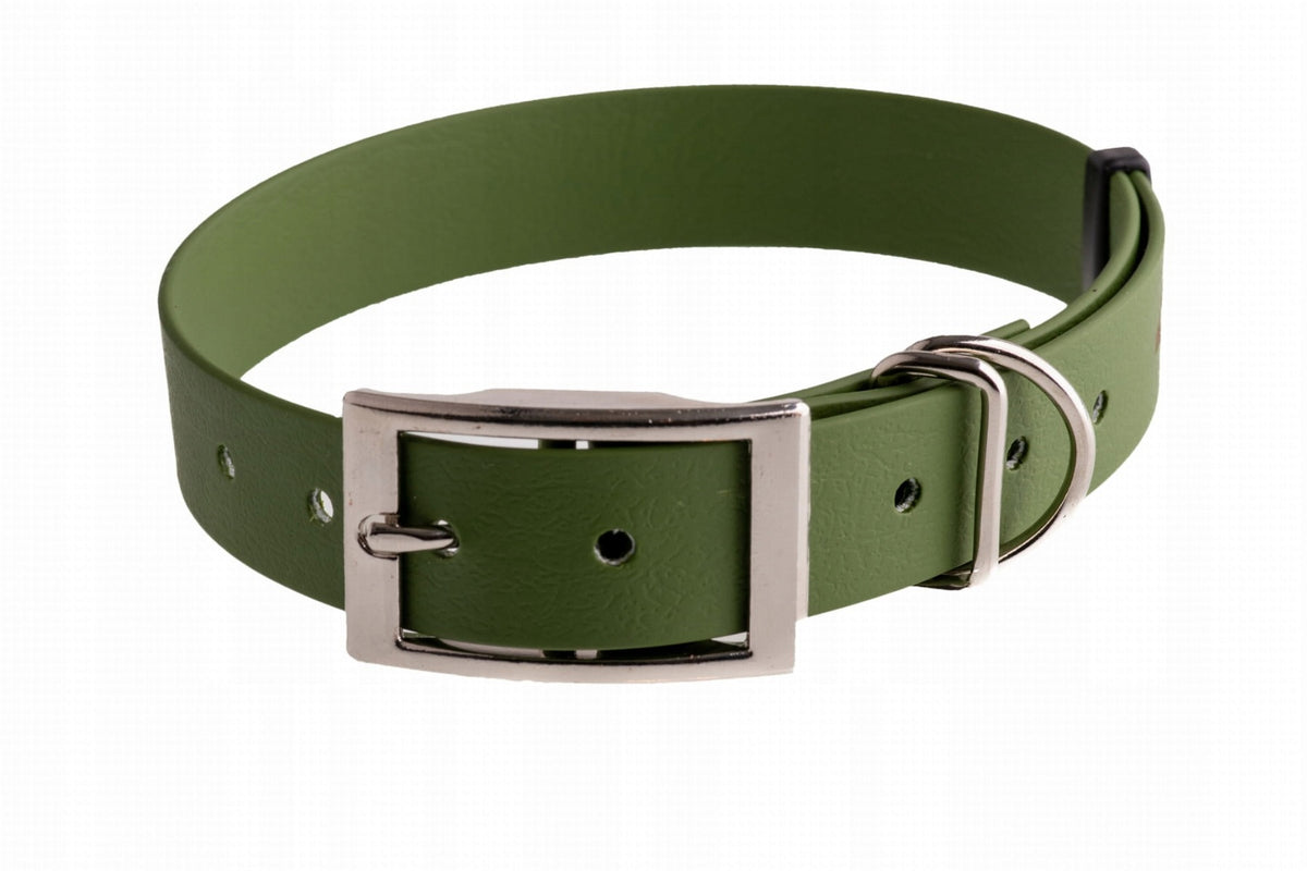 Waterproof collar 4wild 25 mm 38-52 cm olive