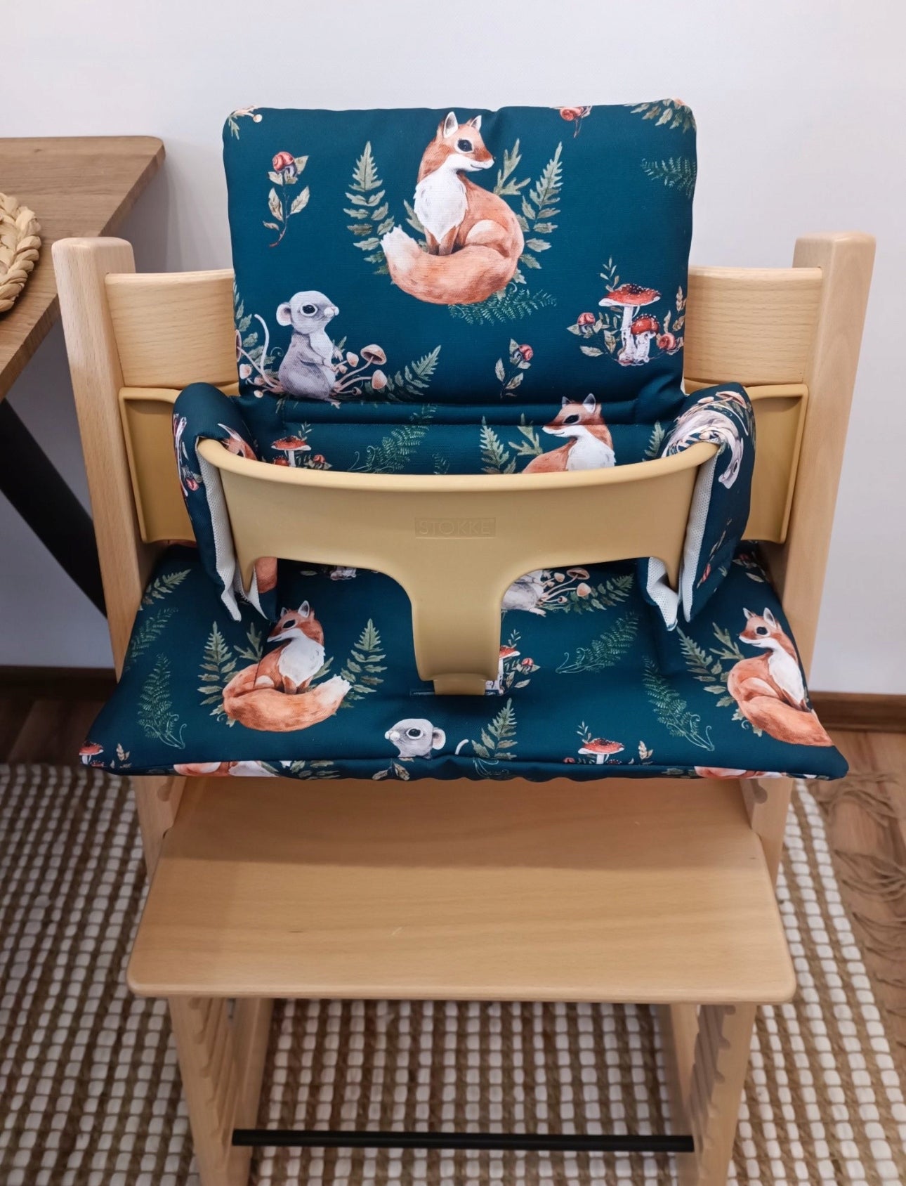Waterproof cushions for Stokke Tripp Trapp 2in1 fox in the forest Manufacturer code Trele Morele Shop