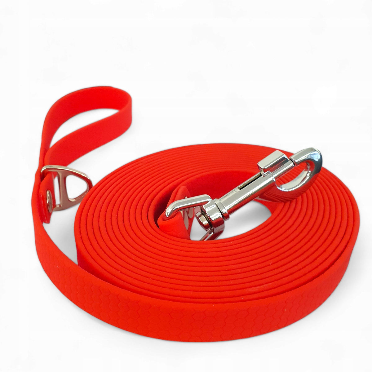 Waterproof dog leash, length 4.5 m HEXA honeycomb, width 20 mm