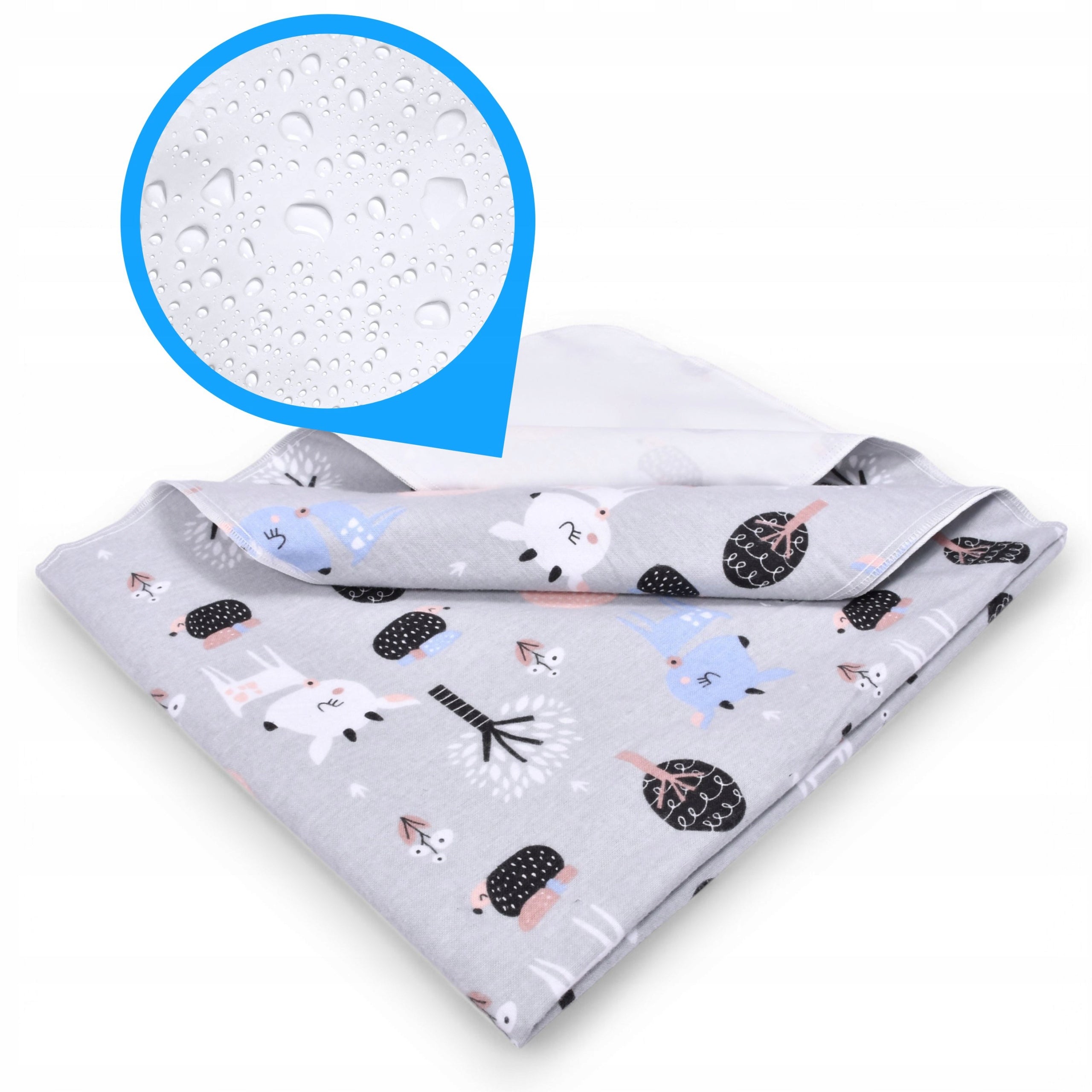 Waterproof flannel diaper with oilcloth 75x70 waterproof backing EAN (GTIN) 5908291043155