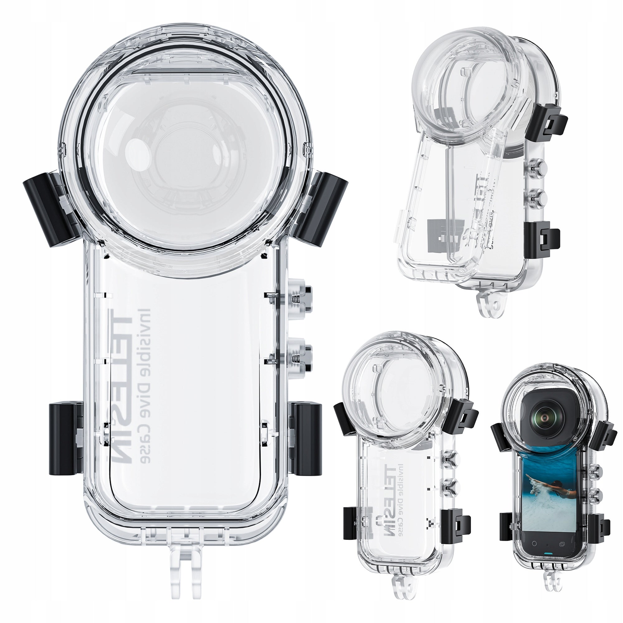 Waterproof housing Telesin S4-WTP-08-TIS for Insta360 X4 cameras