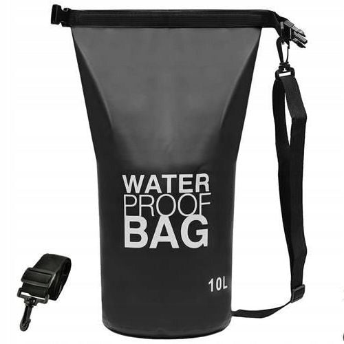 Waterproof kayak bag drybag beach cover 10l 54 x 30 cm black PVC Color black