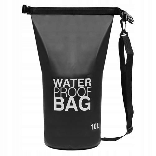 Waterproof kayak bag drybag beach cover 10l 54 x 30 cm black PVC