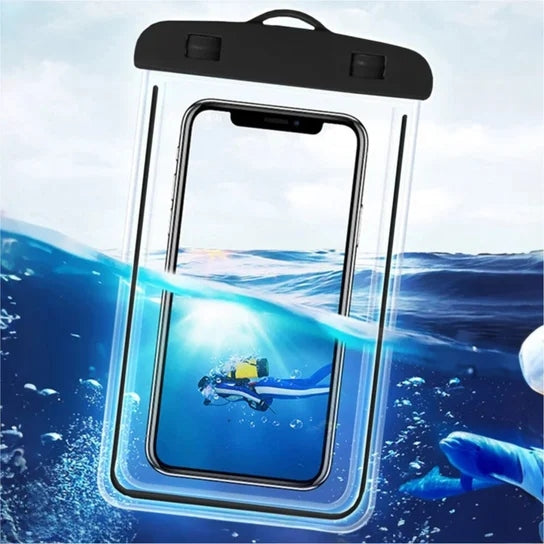 Waterproof phone case money documents for diving on piles 2pcs Packaging status original