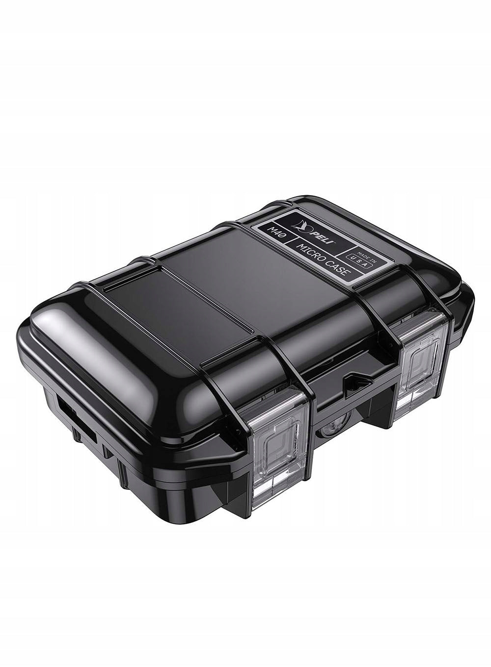 Waterproof protective case for electronics Peli M40 Micro Case - black/black Brand Peli