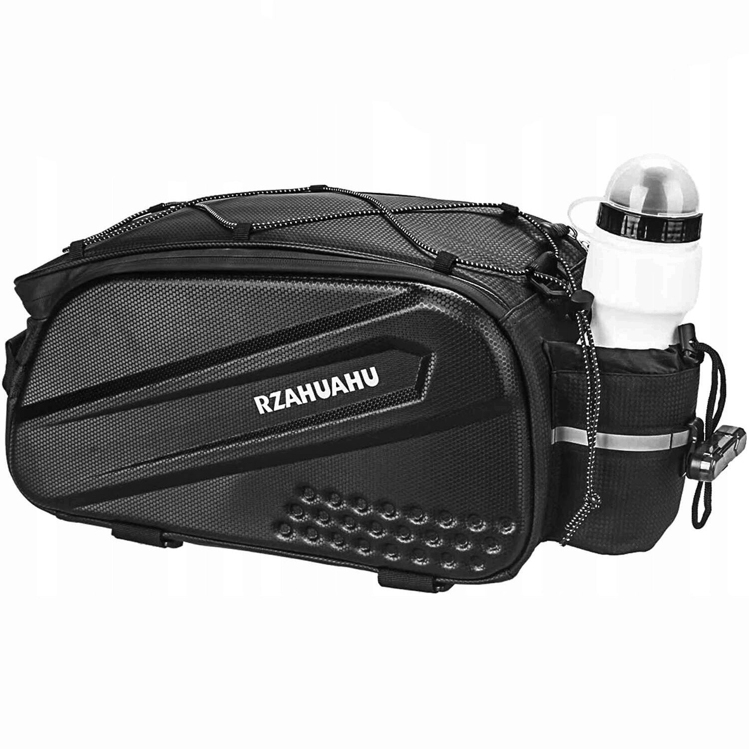 Waterproof rigid bicycle bag with shoulder strap