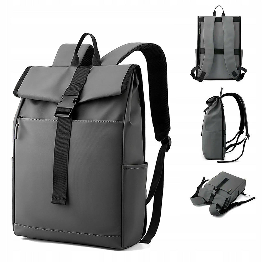 Waterproof roll-up backpack with unisex laptop compartment Brand no brand