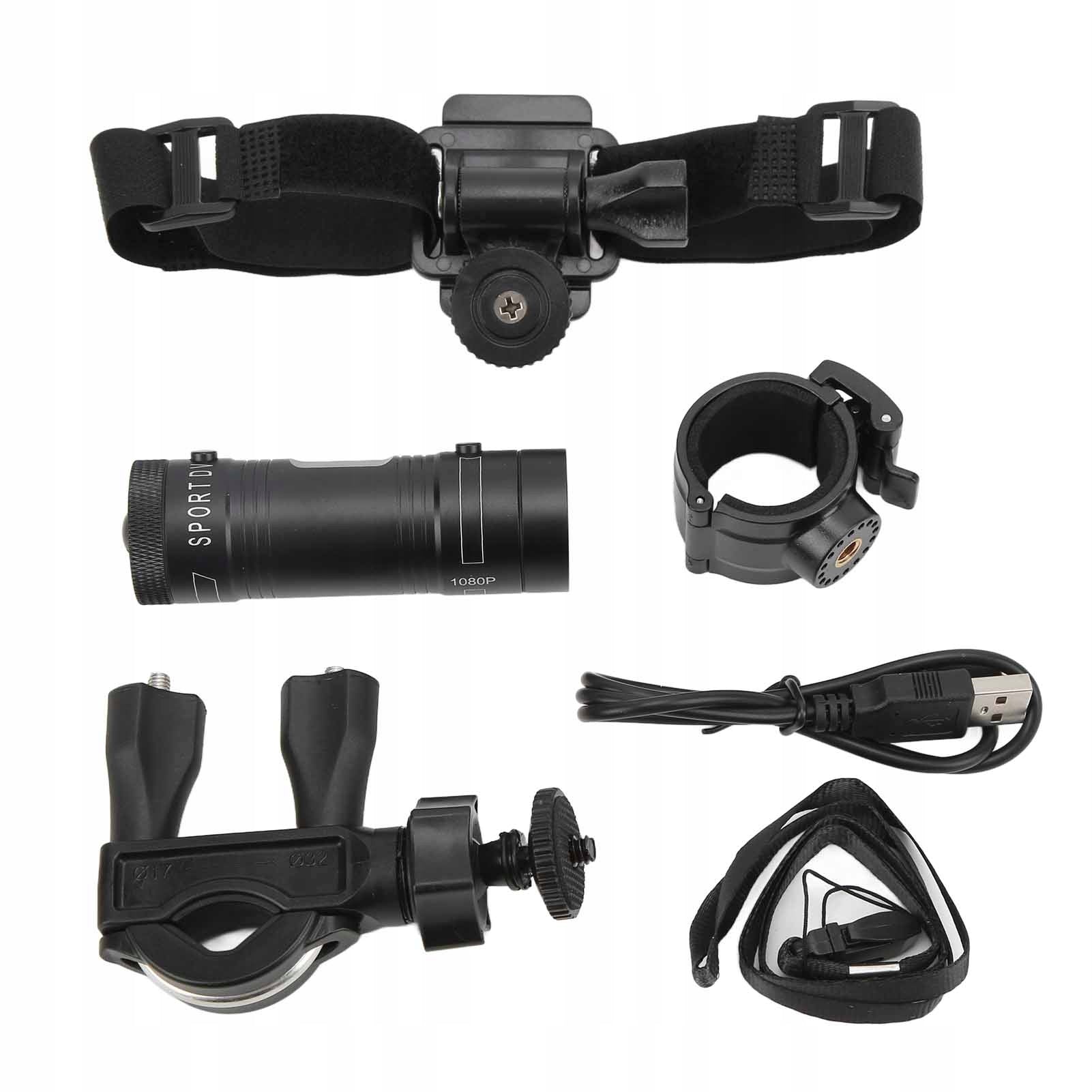 Waterproof sports camera in bicycle helmet 120° wide angle 4H