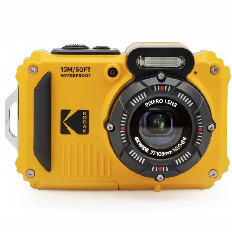 Waterproof up to 15m dustproof FHD camera 4x zoom Kodak WPZ2 yellow