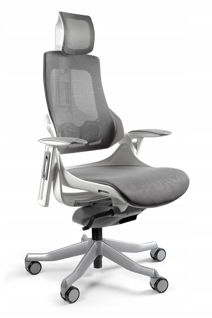 Wau NW41 Charcoal Unique office ergonomic swivel chair in accordance with health and safety