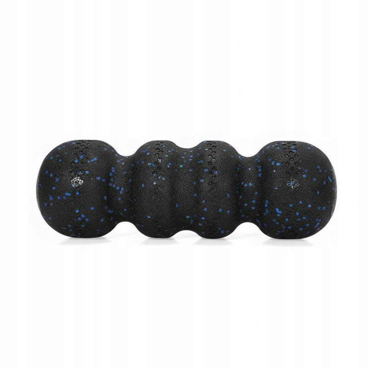 Wavy Foam Roller Deep Tissue Massage Expanded Black Blue Hardness 55