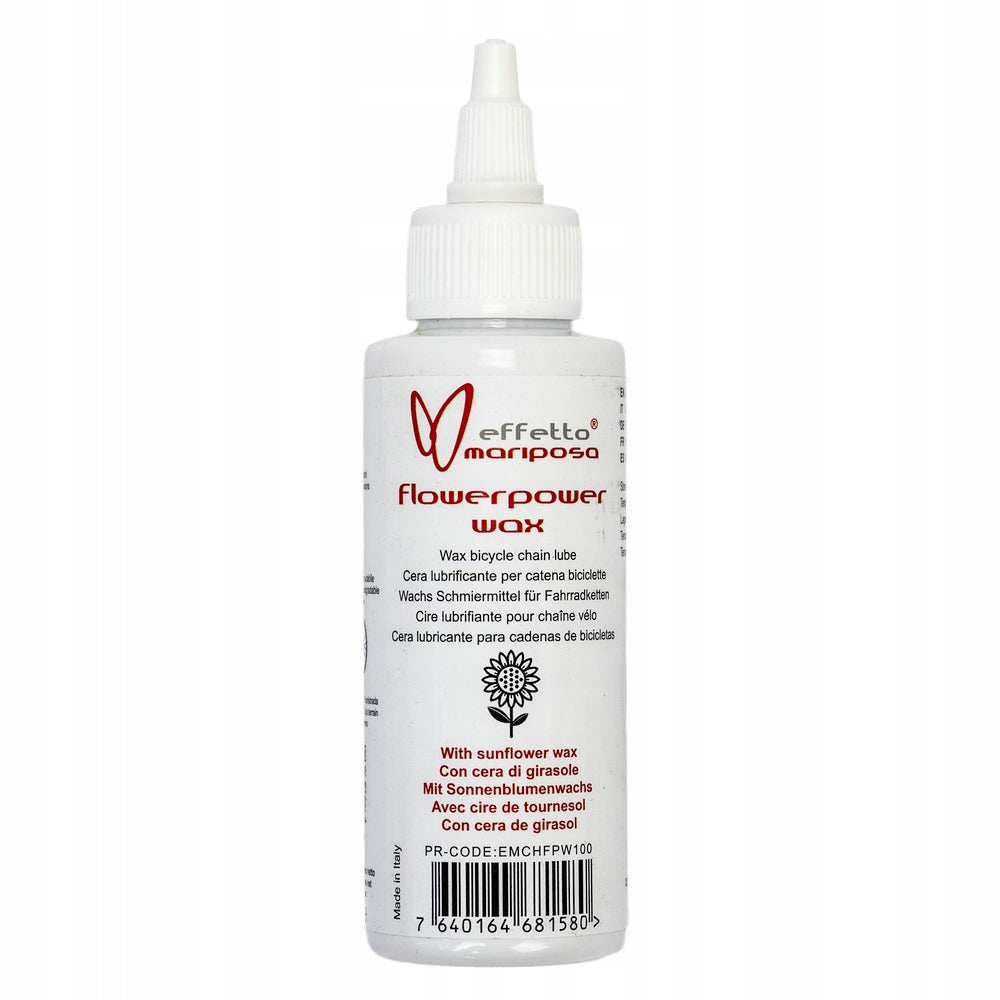 Wax lubricant for bicycle chain Effetto mariposa Flowerpower wax 100 ml Manufacturer code EMCHFPW100
