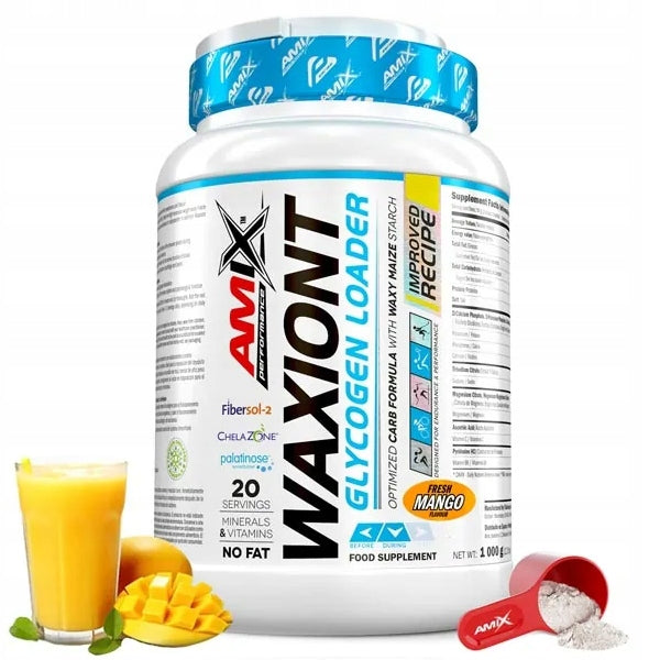 Waxiont Amix carbohydrates for vitargo strength, palatinosis 1kg Mango