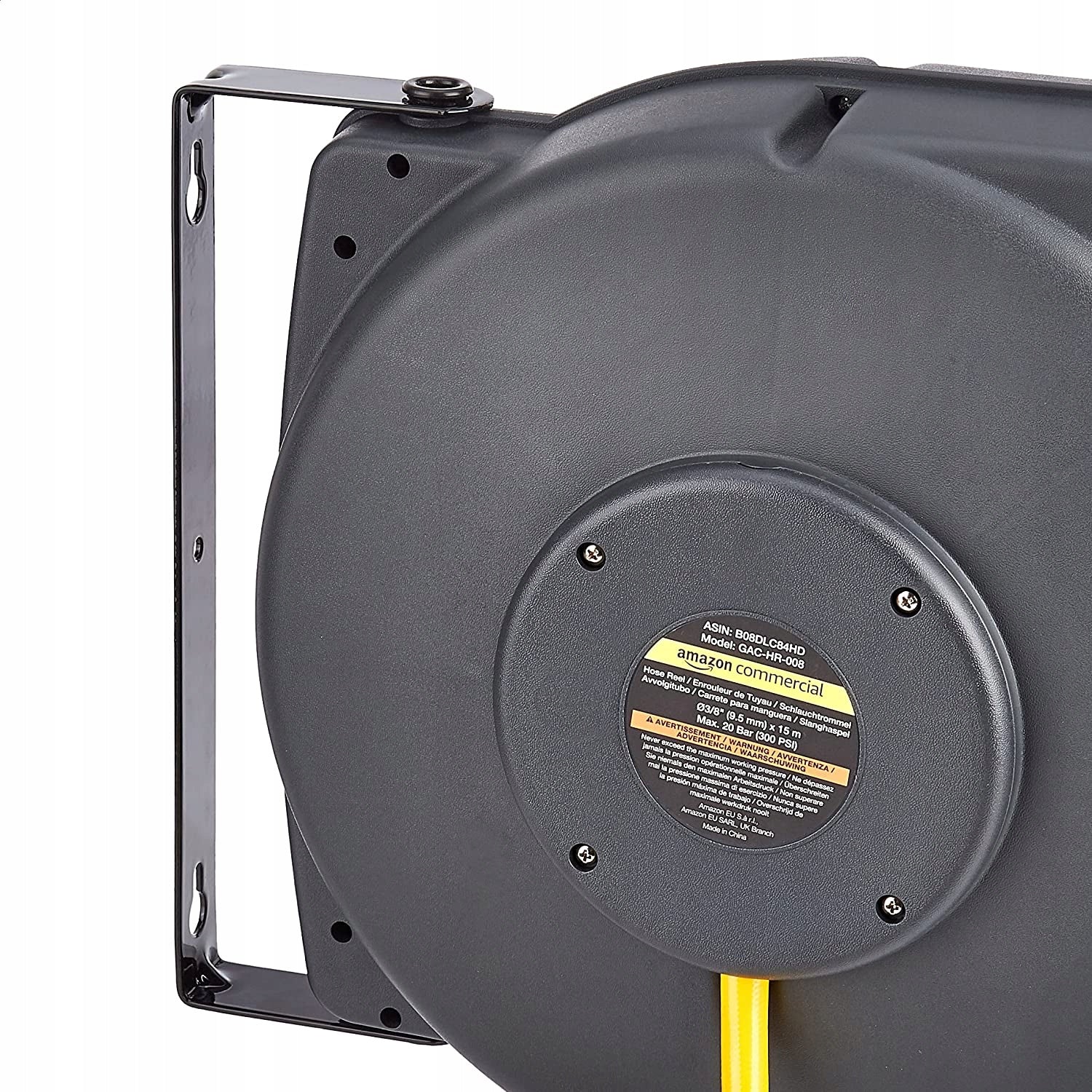 Druckluftschlauch 9,5 mm x 15 m, automatisch einziehbare Trommel 