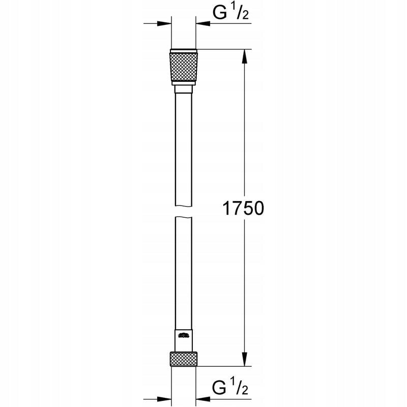 Grohe Silverflex TwistFree Brauseschlauch, 28388000 