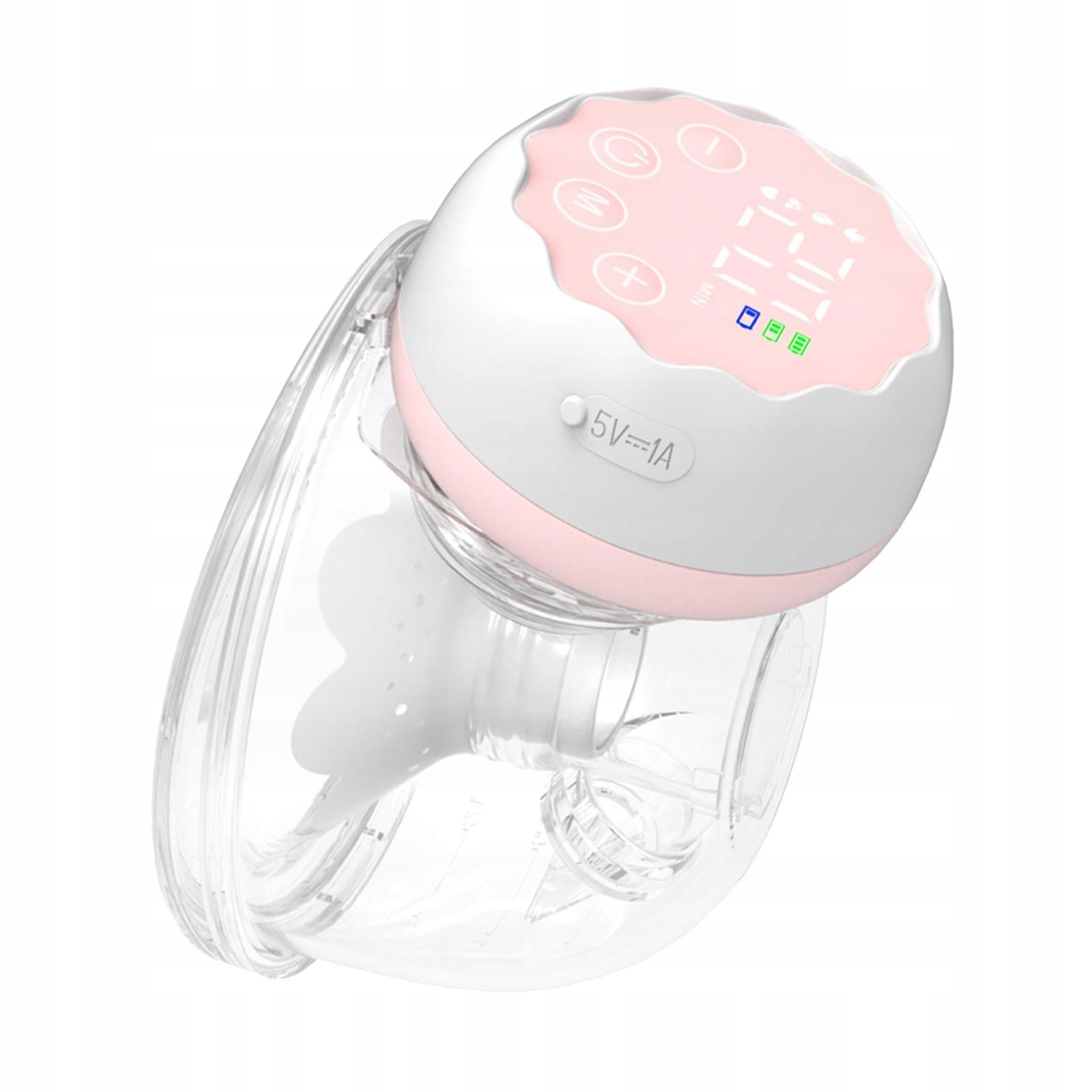 Wearable Breast Pump Rechargeable 4 Modes LED Display Portable