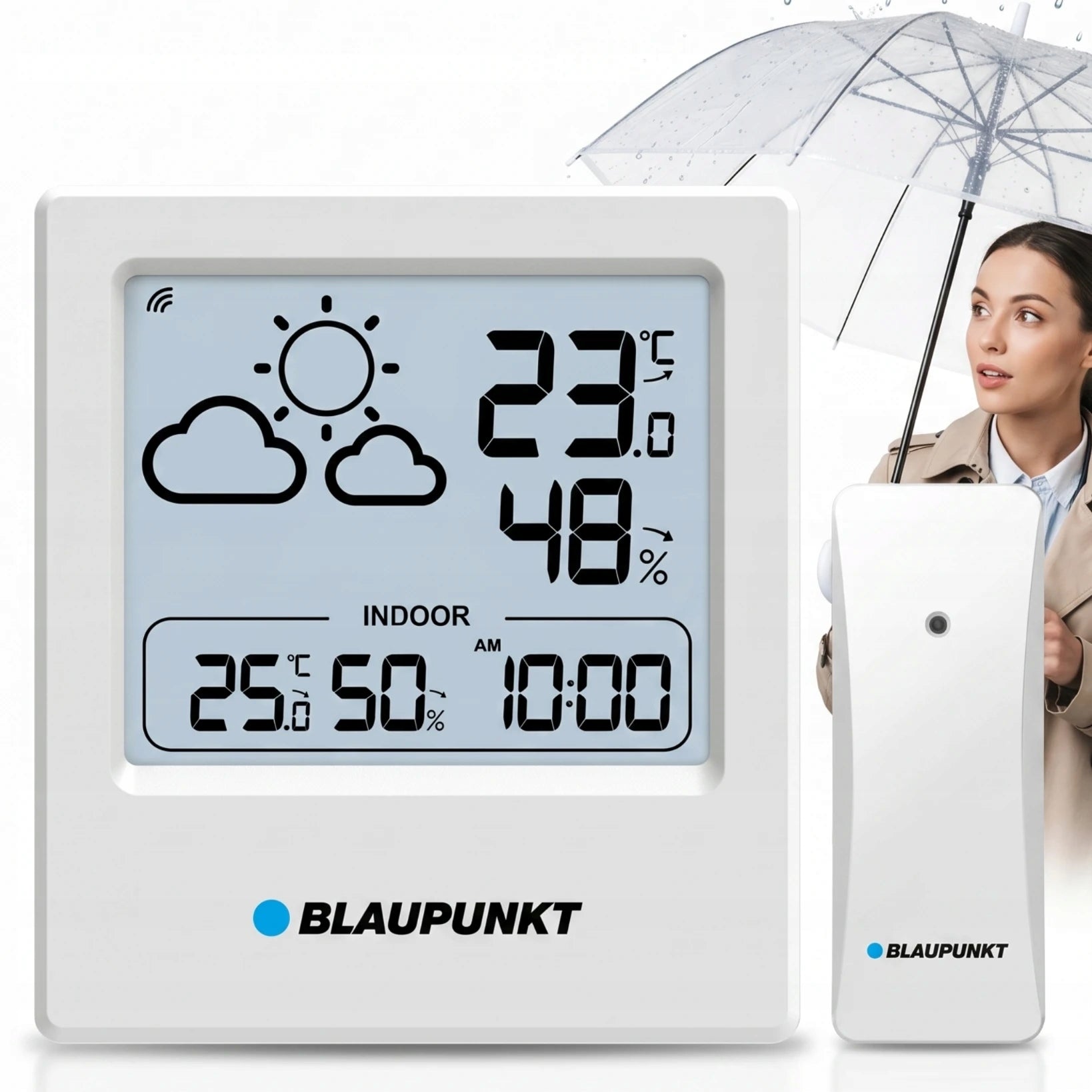 Weather Station Blaupunkt WS10WH Wireless Sensor Thermometer Hygrometer