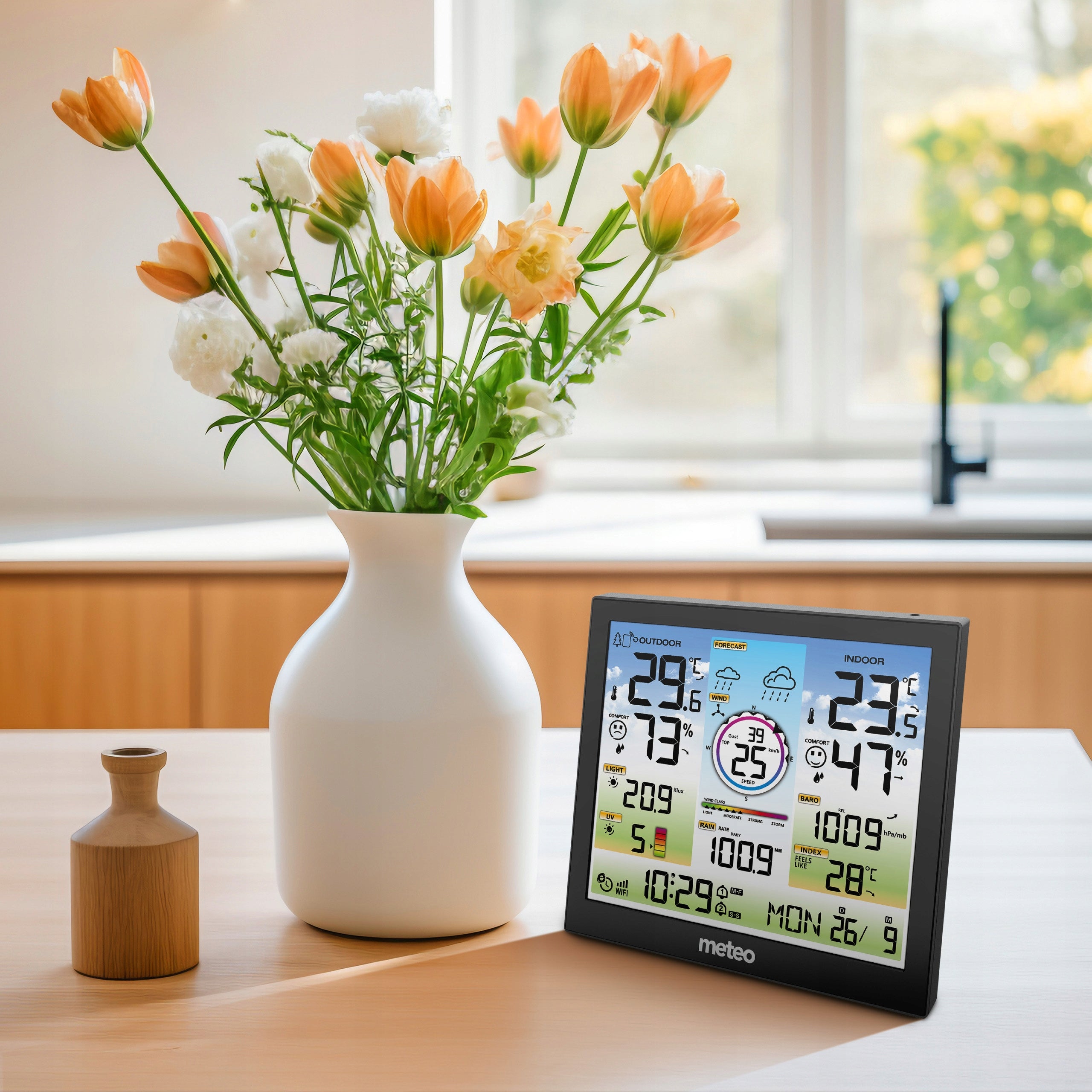 Weather Station Wireless METEO Hygrometer Barometer WIFI SP601 Manufacturer code 05SP601W