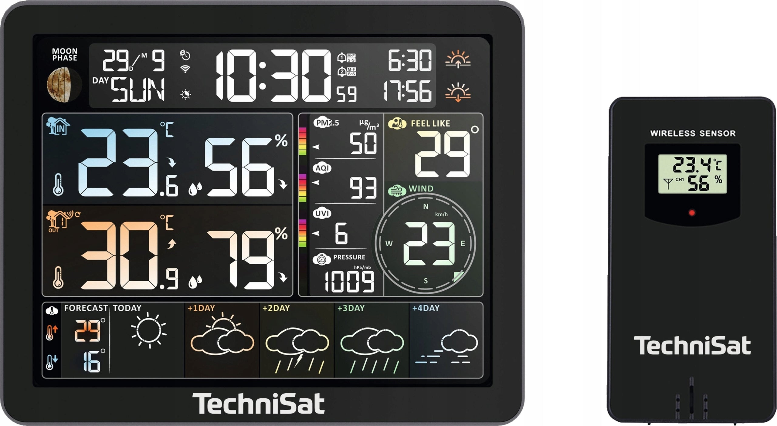 Weather station TECHNISAT Imeteo 800 Black