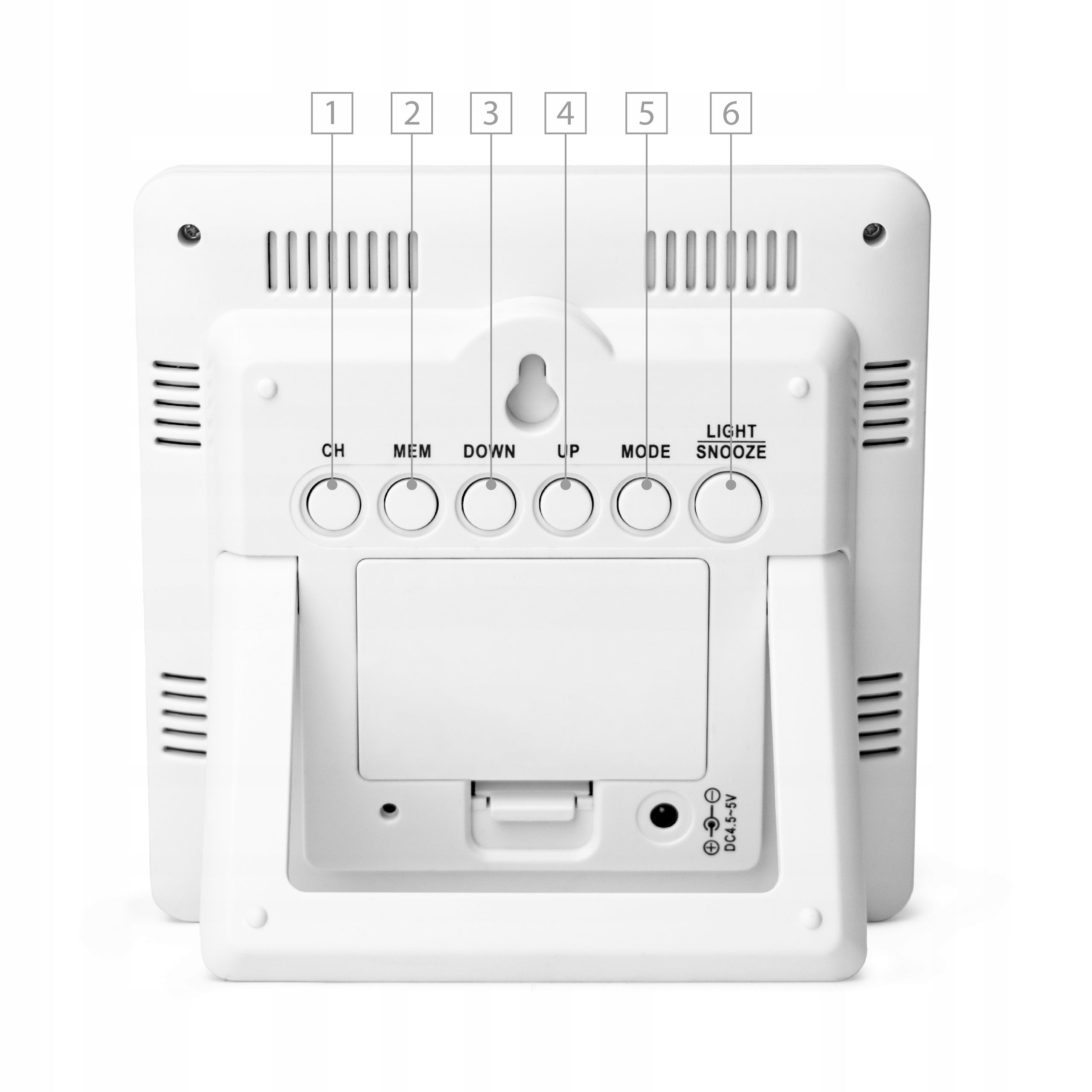 Weather station with DCF Meteo SP93 weather sensor Manufacturer code SP93